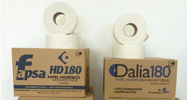Rollos de papel para uso institucional